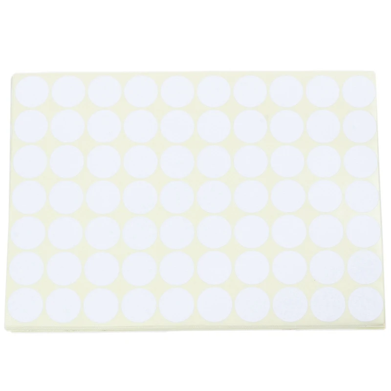 10X, 19 мм круги круги круглые кодовые наклейки самоклеящиеся клейкие этикетки белый