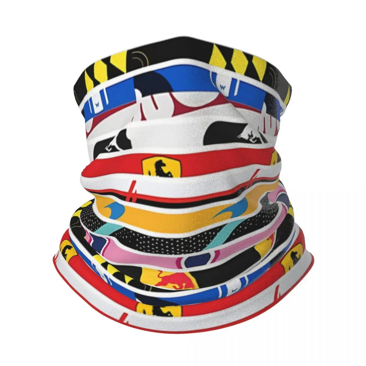 2020 Сетка Обновленный F1 Бандана Шейный платок для пеших прогулок Женщины Мужчины Обертывание Шарф Шея Повязка на голову Грелка