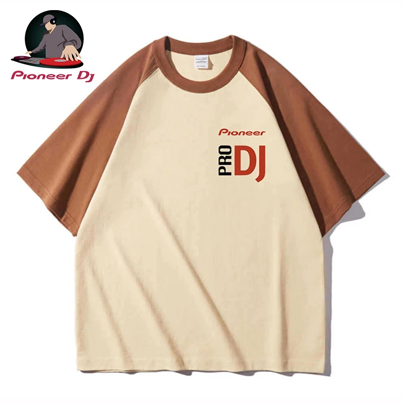 2023 Pioneer Pro Dj 100% хлопок Футболка Повседневная футболка с о-образным вырезом Свободный крой Модные футболки унисекс Топы