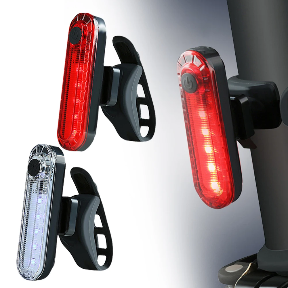 2023Новый велосипедный тормозной задний фонарь MTB Road Bike USB Перезаряжаемый водонепроницаемый светодиод Warnin2g Запасные части заднего фонаря