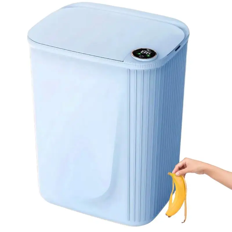 22L Бесконтактное мусорное ведро высококачественное умное мусорное ведро Датчик движения пылесборник портативный бесконтактный мусорный бак с крышкой для дома