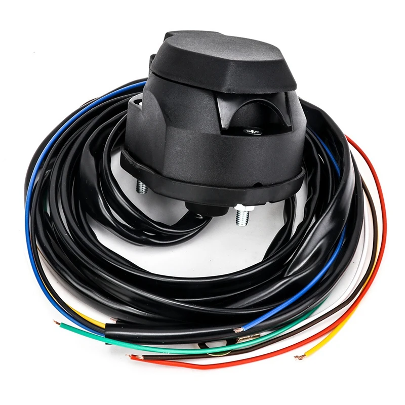 3X TIROL Новый 7-контактный кабель розетки для прицепа 1,5 м провод для автомобильного прицепа Разъем Детали разъема