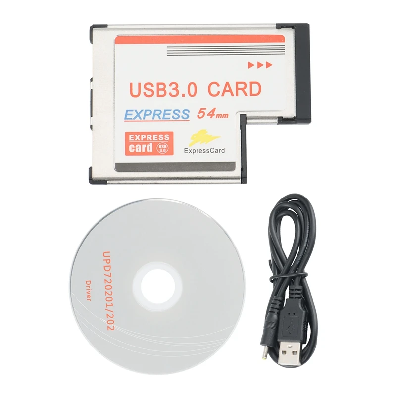 5 Гбит/с 2 порт внутри концентратора USB 3.0 для экспресс-карты Адаптер Expresscard 54 мм