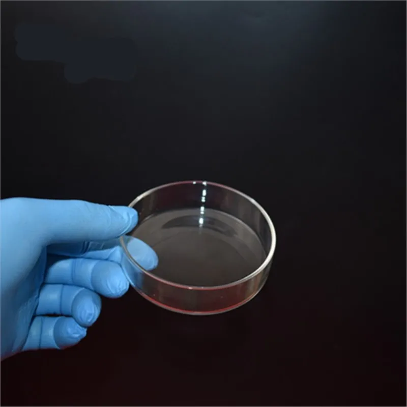 5 шт. / лот 75 мм Высококачественная стеклянная чашка Петри для лабораторной пластины Диаметр бактериальных дрожжей