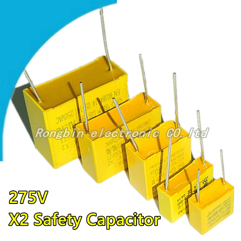 50PCS X2 Предохранительный конденсатор TC 275 В 275 В переменного тока