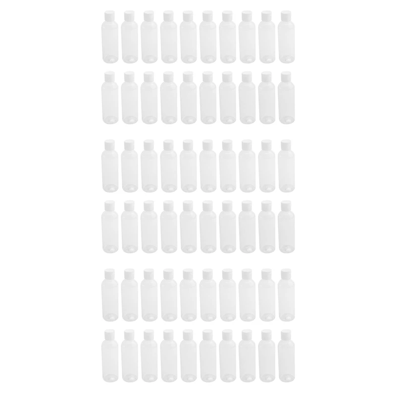 60 штук 100 мл пластиковые бутылки для шампуня пластиковые бутылки для путешествий контейнер для косметического лосьона