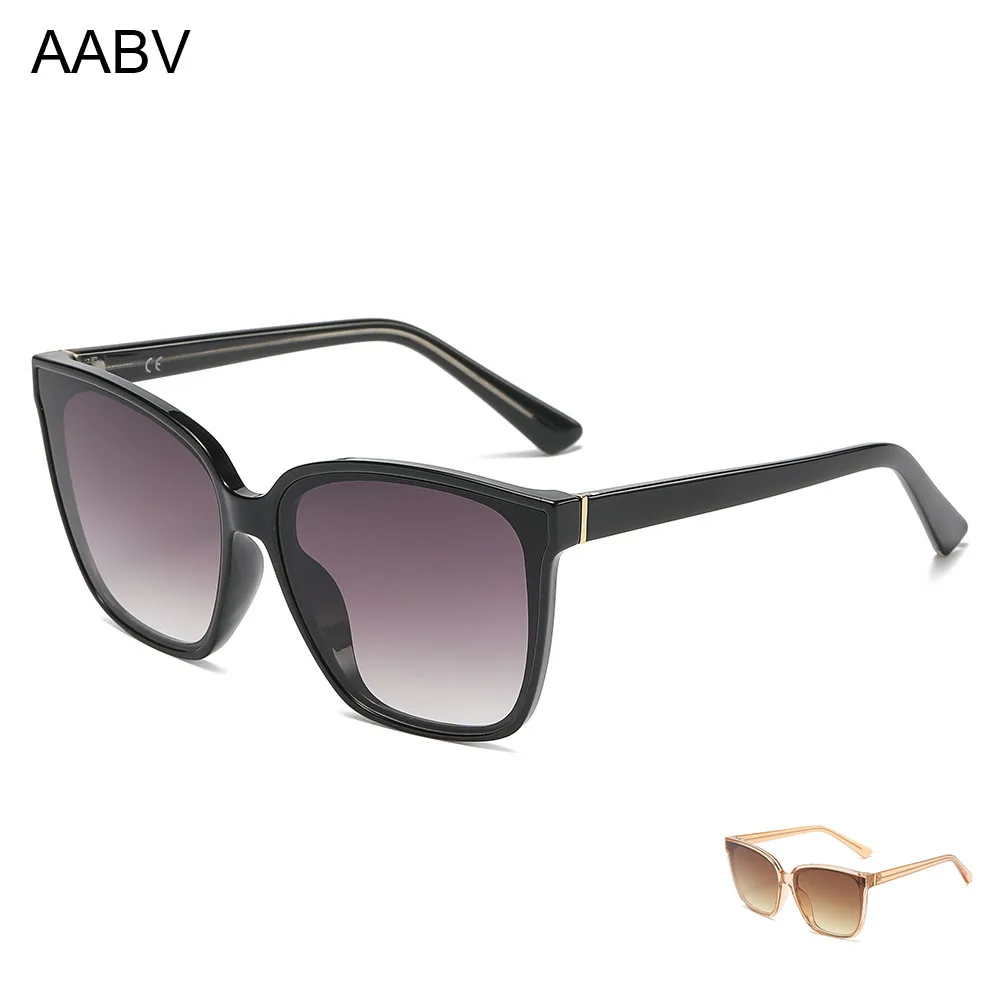 AABV Большие солнцезащитные очки оверсайз для женщин Большие милые роскошные квадратные модные дизайнерские большие солнцезащитные очки Дропшиппинг 17045