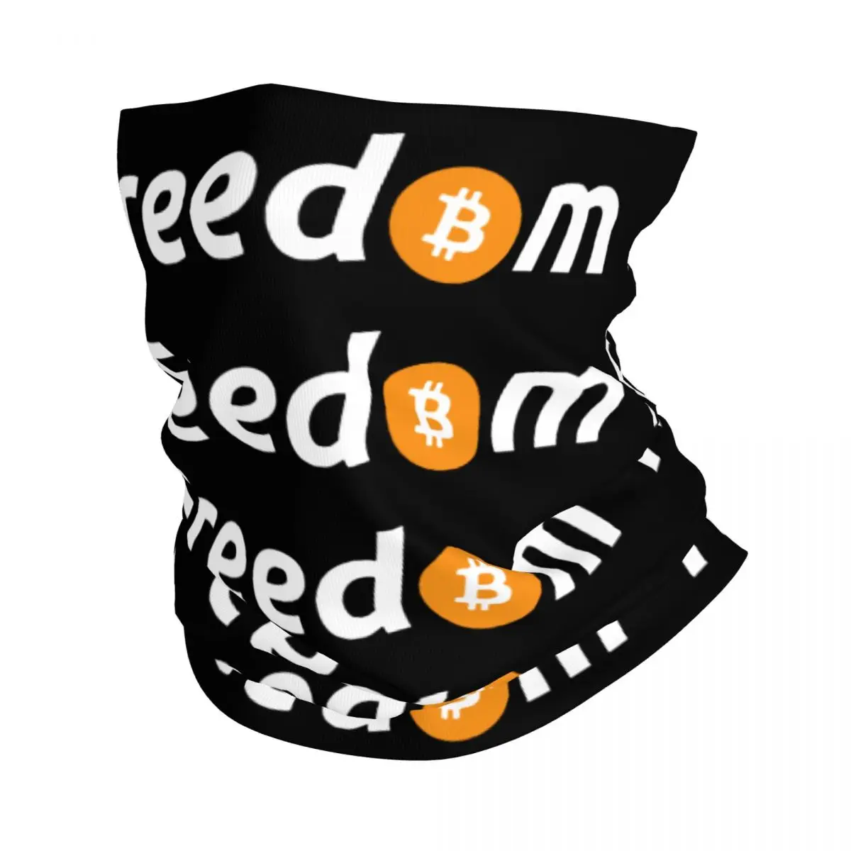 Bitcoin Freedom Бандана Шейные гетры Печатная криптовалюта Криптовалюта Ethereum Обертывание Шарф Многоразовая маска для лица Велоспорт Взрослый моющийся