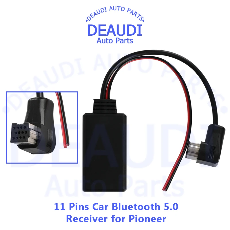 Bluetooth 5.0 Модуль Приемник Радио Стерео AUX-IN Кабель Адаптер 11 контактов для Pioneer IP-BUS DEH-P