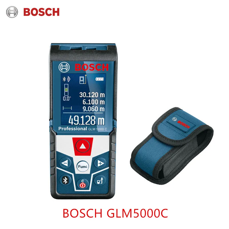 Bosch Портативный Крытый Наружный 50M Цифровой лазерный дальномер Измерительный прибор Датчик Лазерная лента Строительный искатель