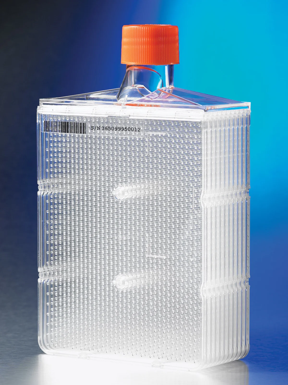 Corning 10030 Полистирол 560 мл Прямоугольный CellBIND Обработанная поверхность HYPERFlask M Сосуд для клеточных культур со штрих-кодом, индивидуальный