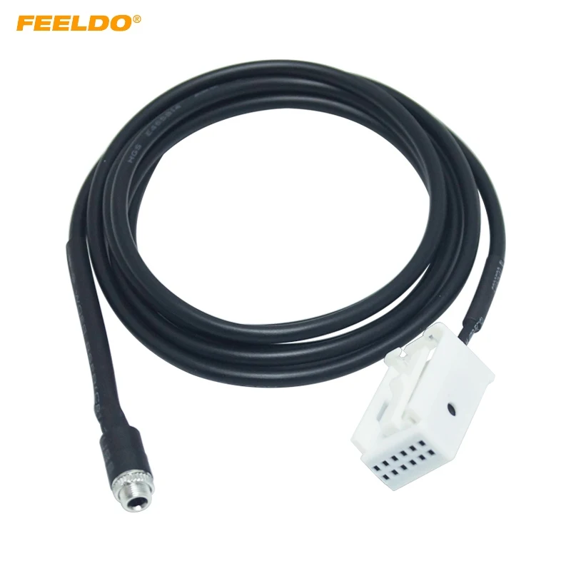 FEELDO 8Pcs Автомагнитола Аудио MP3 RCD510 + RCD310 + AUX-IN Кабель-адаптер для VW Passat B6 Golf Polo 12-контактный порт AUX Проводной кабель
