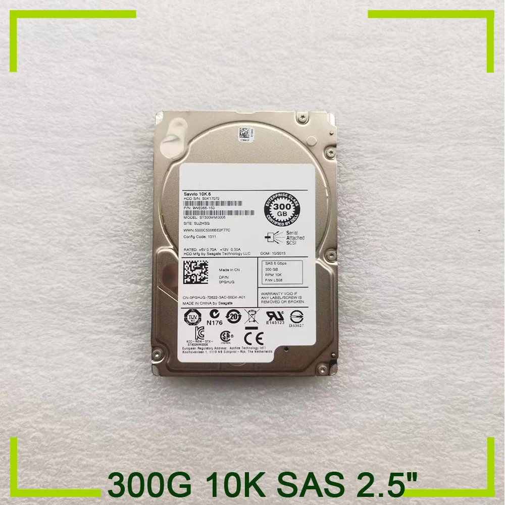 HDD для серверного жесткого диска R620 R710 R715 300G 10K SAS 2.5