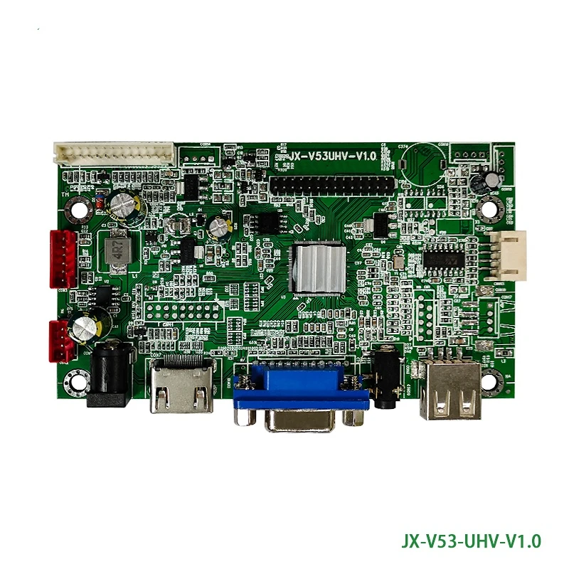 JX-V53 Плата контроллера HD HD, сенсорный/обновленный интерфейс HDMI + 2USB + AV USB и 232 последовательных порта