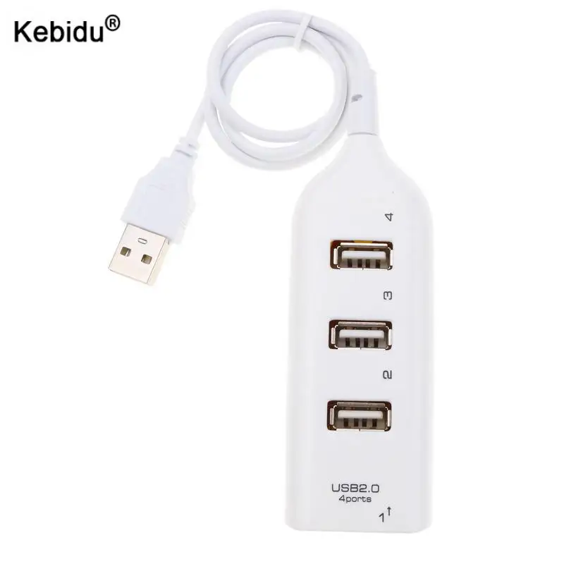 Kebidu 4 порта USB Авто Зарядка Авто Прикуриватель Разветвитель Авто Концентратор Адаптер Для ПК Ноутбук Компьютер Автомобильные аксессуары