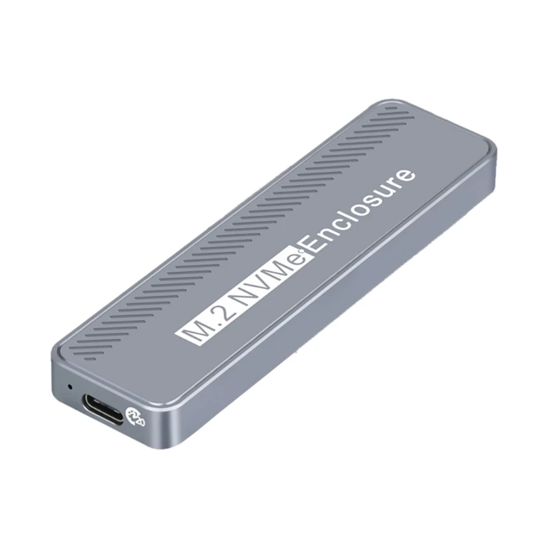 M.2 NVMe SSD Case Box Поддержка USB3.2 20 Гбит/с Быстрая передача данных Защитный бокс из алюминиевого сплава для твердотельных накопителей 2230-2280 Внешний