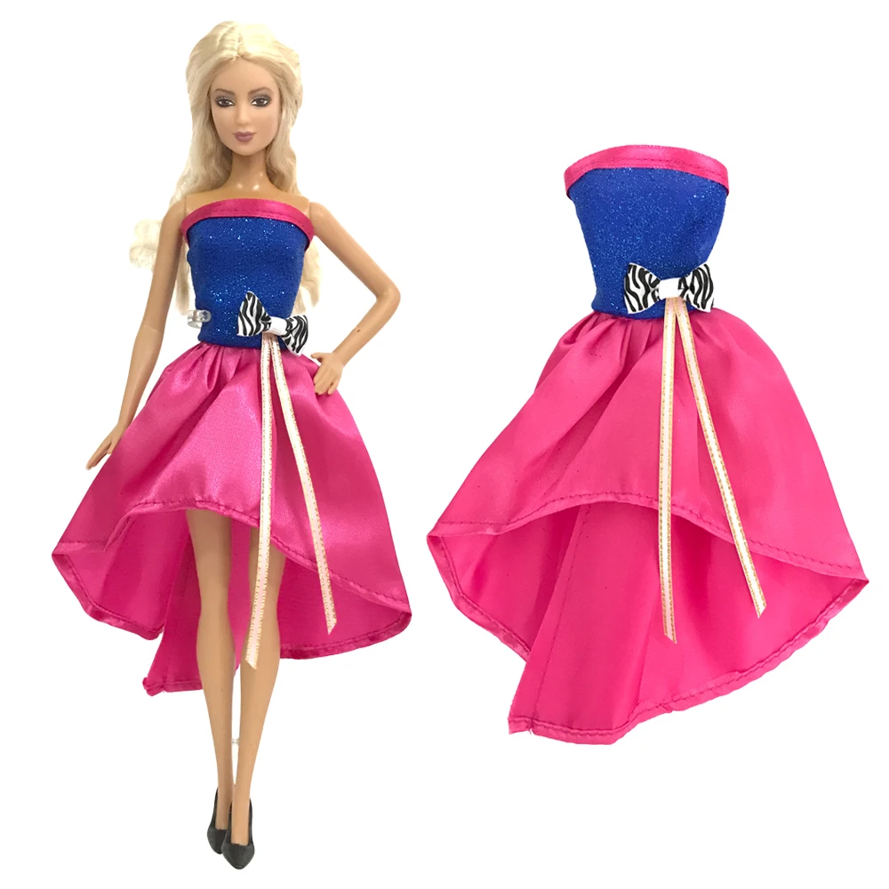 NK Новейшее кукольное платье Красно-синяя юбка Ежедневная вечеринка Одежда для Барби Кукла Аксессуары Девочка 1/6 Кукла Игрушка