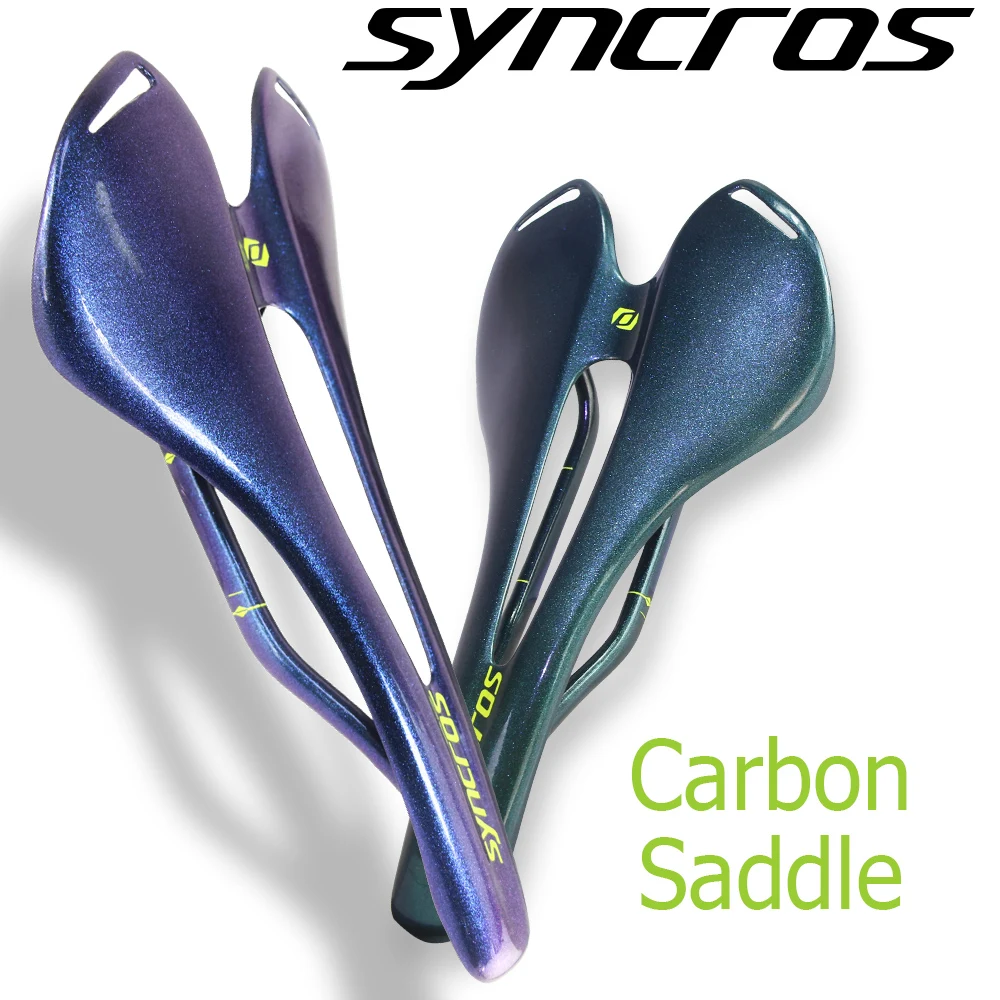 Syncros MTB / Шоссейный велосипед Углеродное волокно Сверхлегкое седло Велосипед Седло Подушка сиденья для езды из углеродного волокна