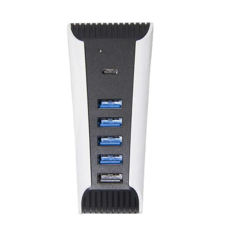 USB Hub Для PS5 5-портовый USB-концентратор Расширитель Адаптер USB Разветвитель Высокоскоростной USB-адаптер для консоли Playstation 5
