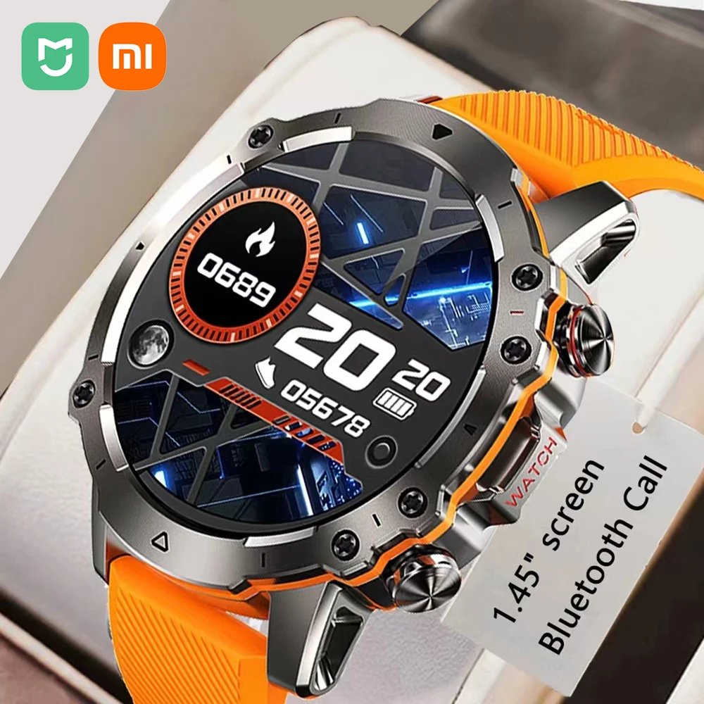 Xiaomi Mijia AMOLED HD Screen Смарт-часы Мужские умные часы Bluetooth Calling 2023 Мода На открытом воздухе Спорт Монитор сердечного ритма Часы