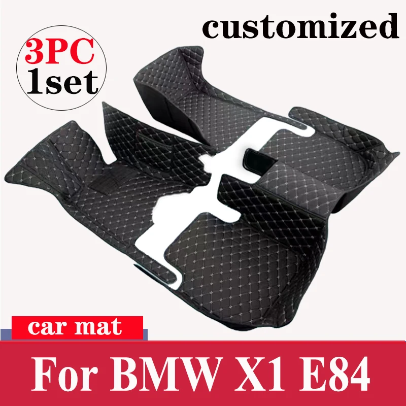 Автомобильные коврики для BMW X1 E84 2010 2011 2012 2013 2014 Изготовленные на заказ автомобильные ковровые накладки