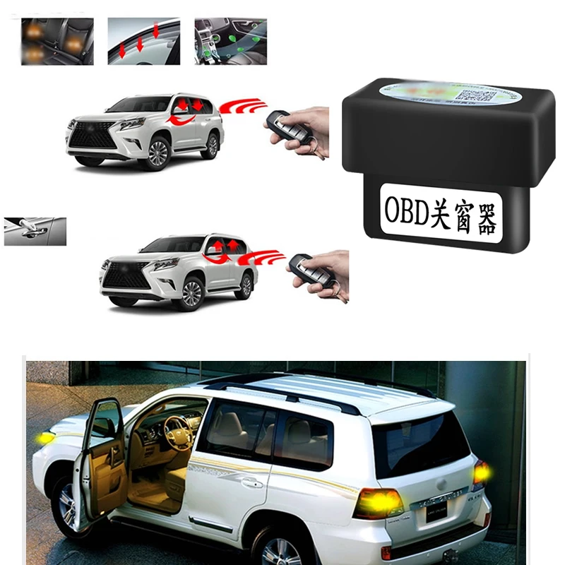  Автомобильный OBD Доводчик Открытый + Боковое зеркало Складывание Разворот LHD Левый руль для Lexus GX GX400 / GX460 2010-2019