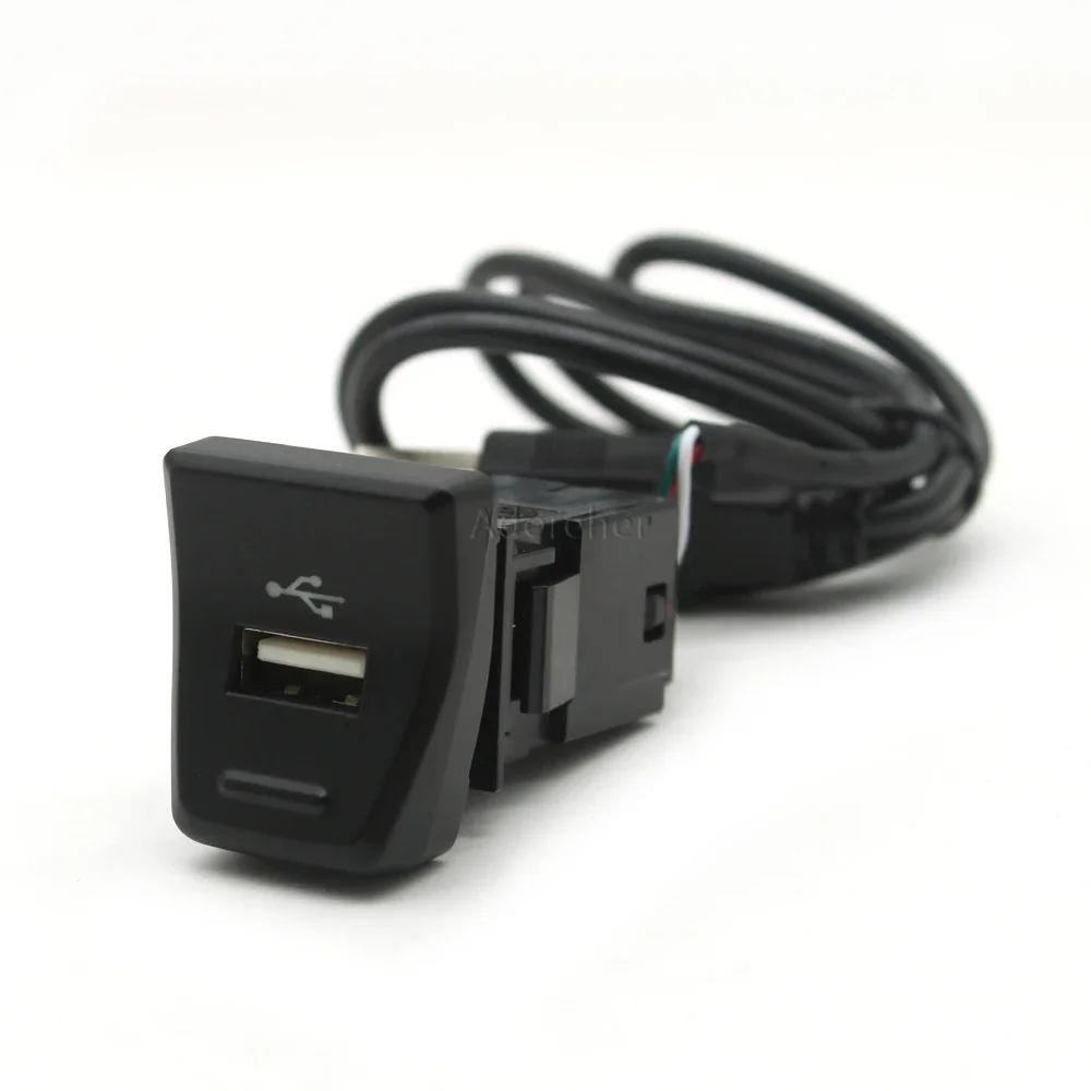 Автомобильный USB-адаптер Аудио Радио U-диск Флэш-разъем Интерфейсный кабель для Toyota RAV4