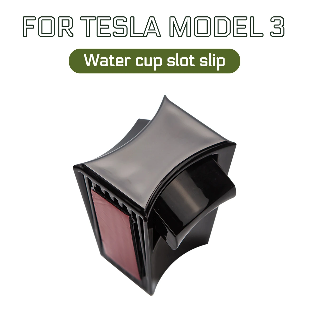  Автомобильный ограничитель держателя для напитков чашки для Tesla Model 3 2017 2018 2019 2020 Слот для стакана для воды Противоскользящий зажим
