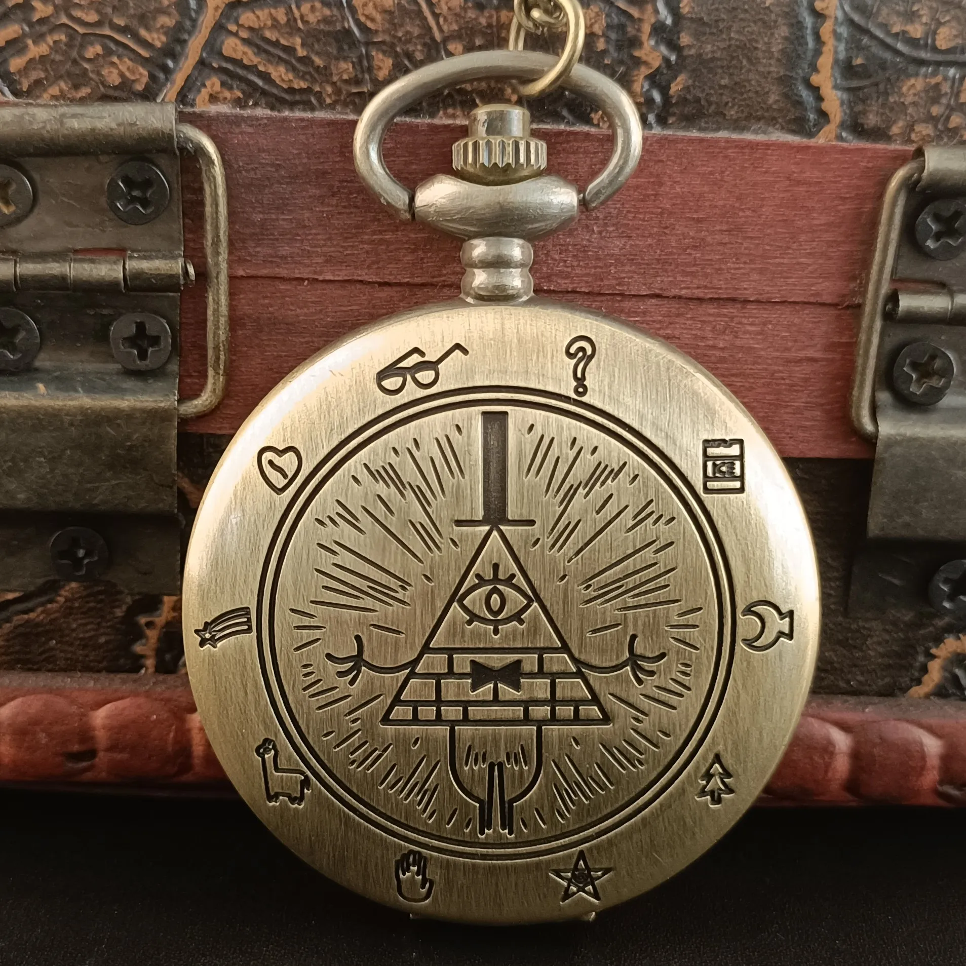 Гравитационное ожерелье Кварцевые карманные часы Подвеска Цепочка для мужчин Женщин reloj de bolsillo Дропшиппинг