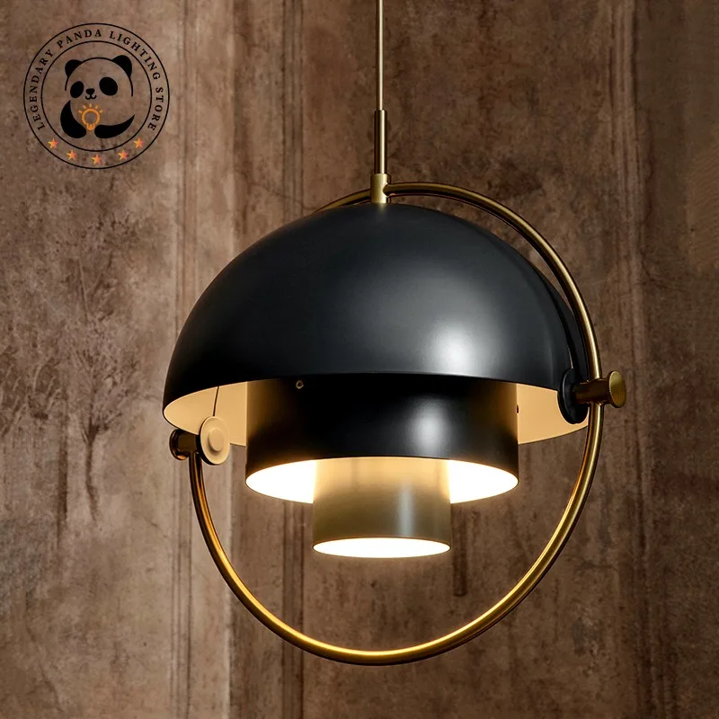 Датский дизайн Железные подвесные светильники Столовая Пост Современный подвесной светильник для спальни Кухня Домашний декор Светодиодное освещение Lamparas E27