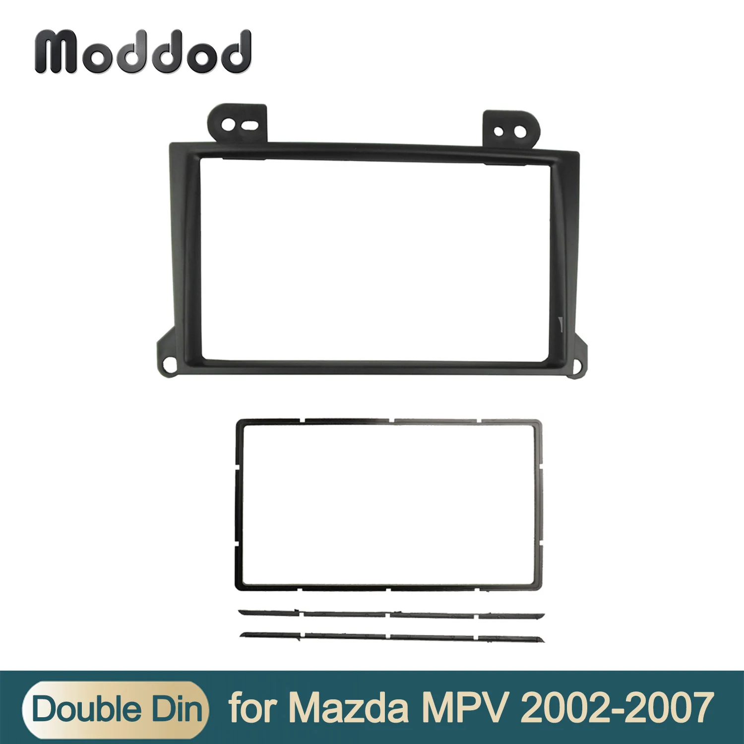 Двойная DIN-аудиопанель для MAZDA MPV Радиоприборная панель Переоборудование Крепление приборной панели Установка комплекта отделки Лицевая панель приборной панели