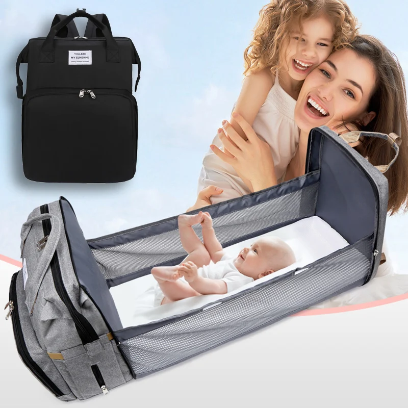 Детская кроватка мамочка сумка многофункциональная складная сумка для матери и ребенка большая емкость детская складная сумка-кровать