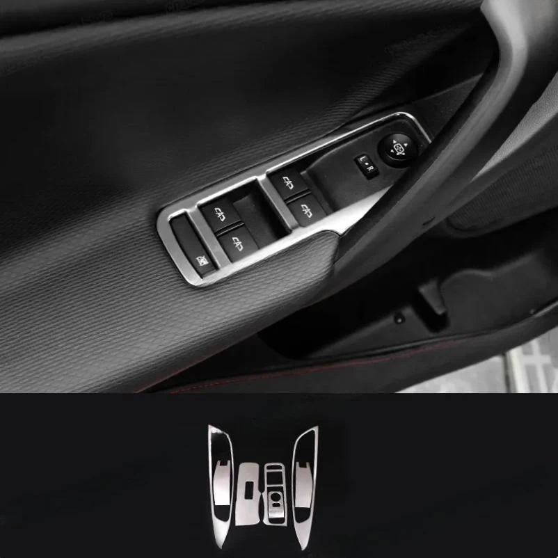 Для Chevrolet Tracker Trax 2019 2020 2021 Аксессуары LHD Дверь Подлокотник Окно Переключатель Панель Защита Панель Крышка Отделка