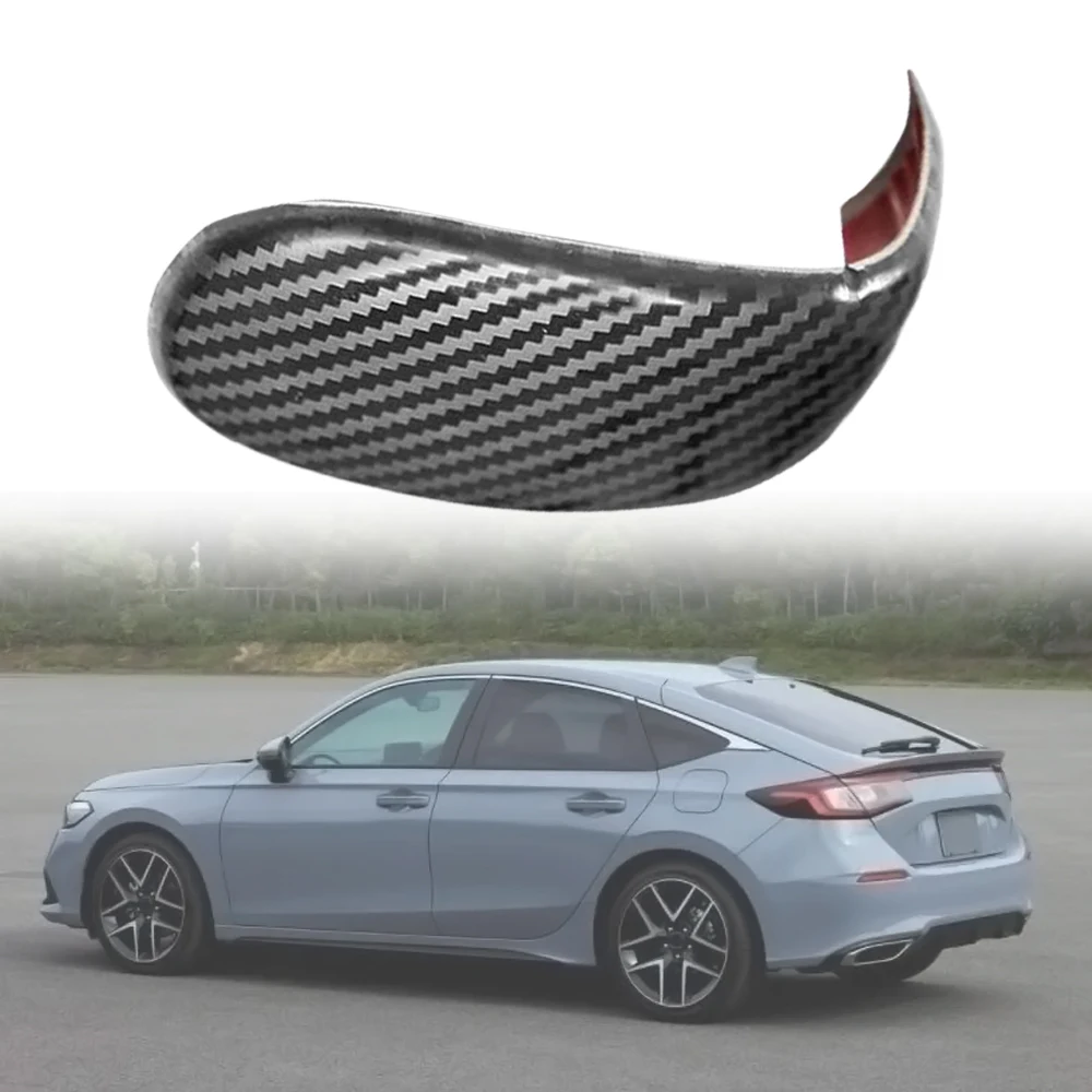 Для Honda Civic 11th 2022-2023 ABS Carbon Fiber Look Крышка ручки переключения передач Отделка