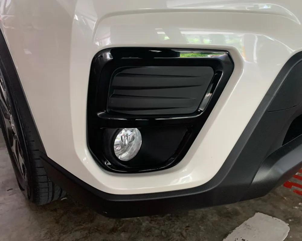 Для Subaru Forester SK/Limited 2019 2020 2021 5th Ge Backing Черный передний противотуманный фара Лампа Бампер Противотуманная фара Отделка салона автомобиля