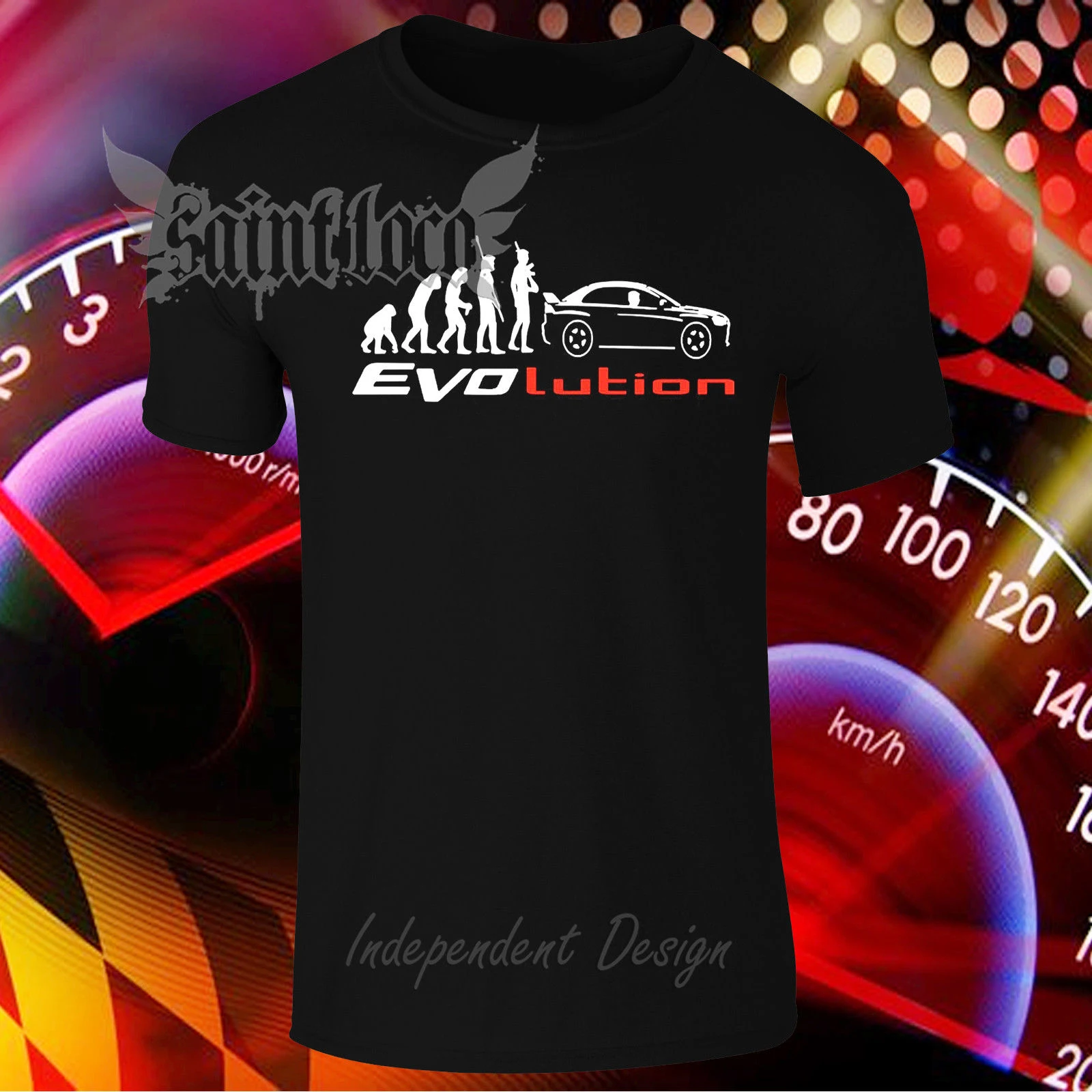 Забавная автомобильная футболка Lancer Evo Evolution Размер меня: S - 3XL