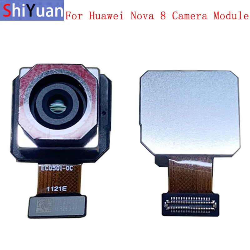  Задняя задняя передняя камера Гибкий кабель для Huawei Nova 8 Основной большой маленький модуль камеры Запасные части