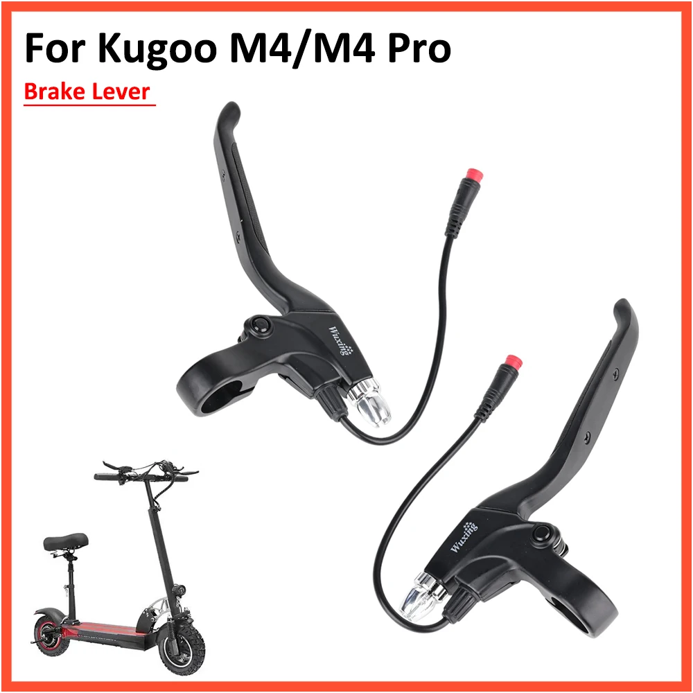  Замена рычага ручки тормоза для Kugoo M4 / M4 PRO Электрический скутер Запасные части ручки из алюминиевого сплава