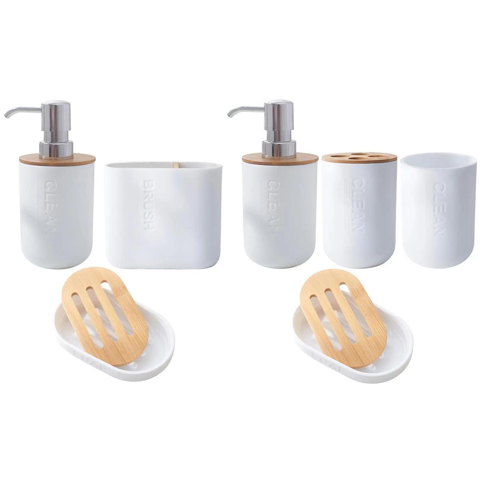 Керамический белый набор аксессуаров для ванной комнаты Дозатор лосьона Мыльница для квартиры Столешница Бытовой туалет Отель