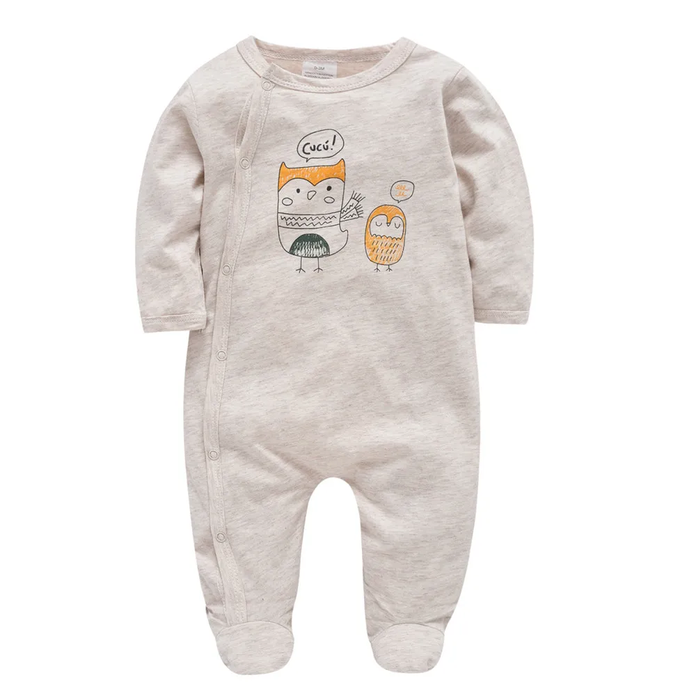  Комбинезон для младенцев и мальчиков Cool Print 100% хлопок Одежда Новорожденный 0-12 месяцев Комбинезон Наряды для малышей