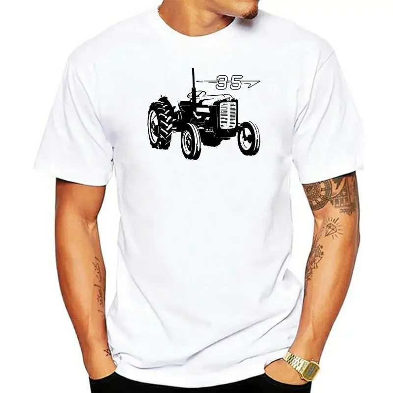 Мужская футболка Massey Ferguson 35 Tractor Футболка Нижняя Топы Одежда футболка женская