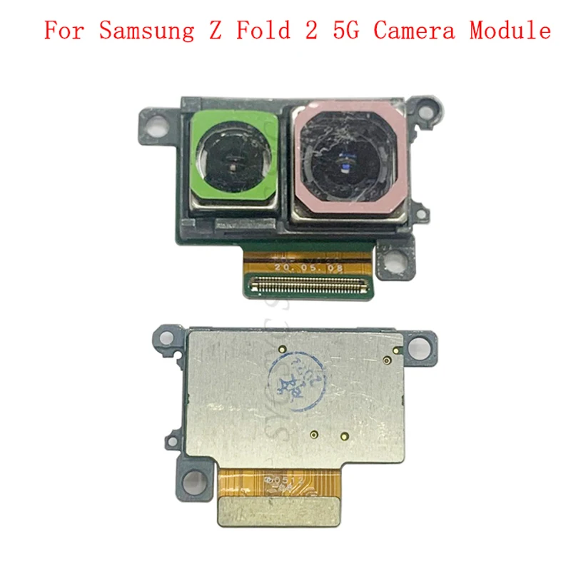  Оригинальный задний передний кабель для Samsung Z Fold 2 5G F916 Основной большой маленький модуль камеры Запасные части