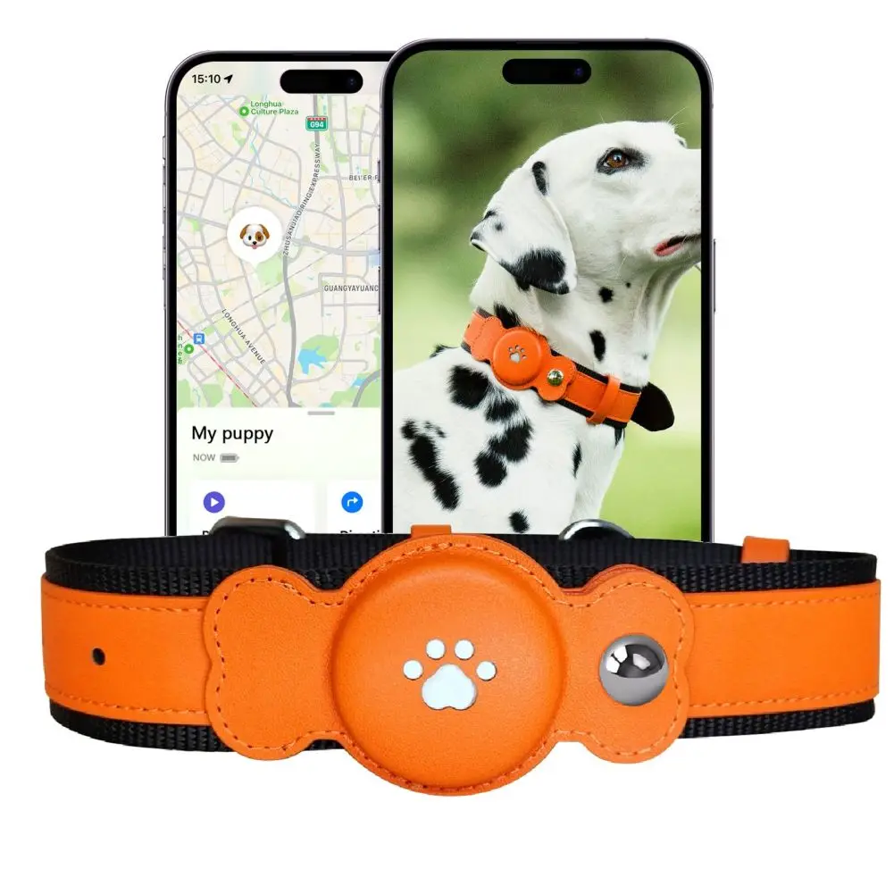  Ошейник для домашних животных Встроенный кнопочный аккумулятор CR2032 IP67 Водонепроницаемый Защита от потери собаки Кошка Поиск устройства Инструменты для обучения