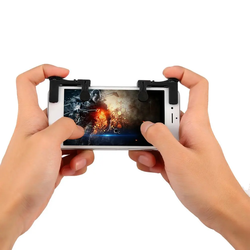 Пара стреляющих игровых триггеров Физическая кнопка Вспомогательные инструменты четвертого поколения Клавиша прицеливания для мобильного телефона для Android для iPhone