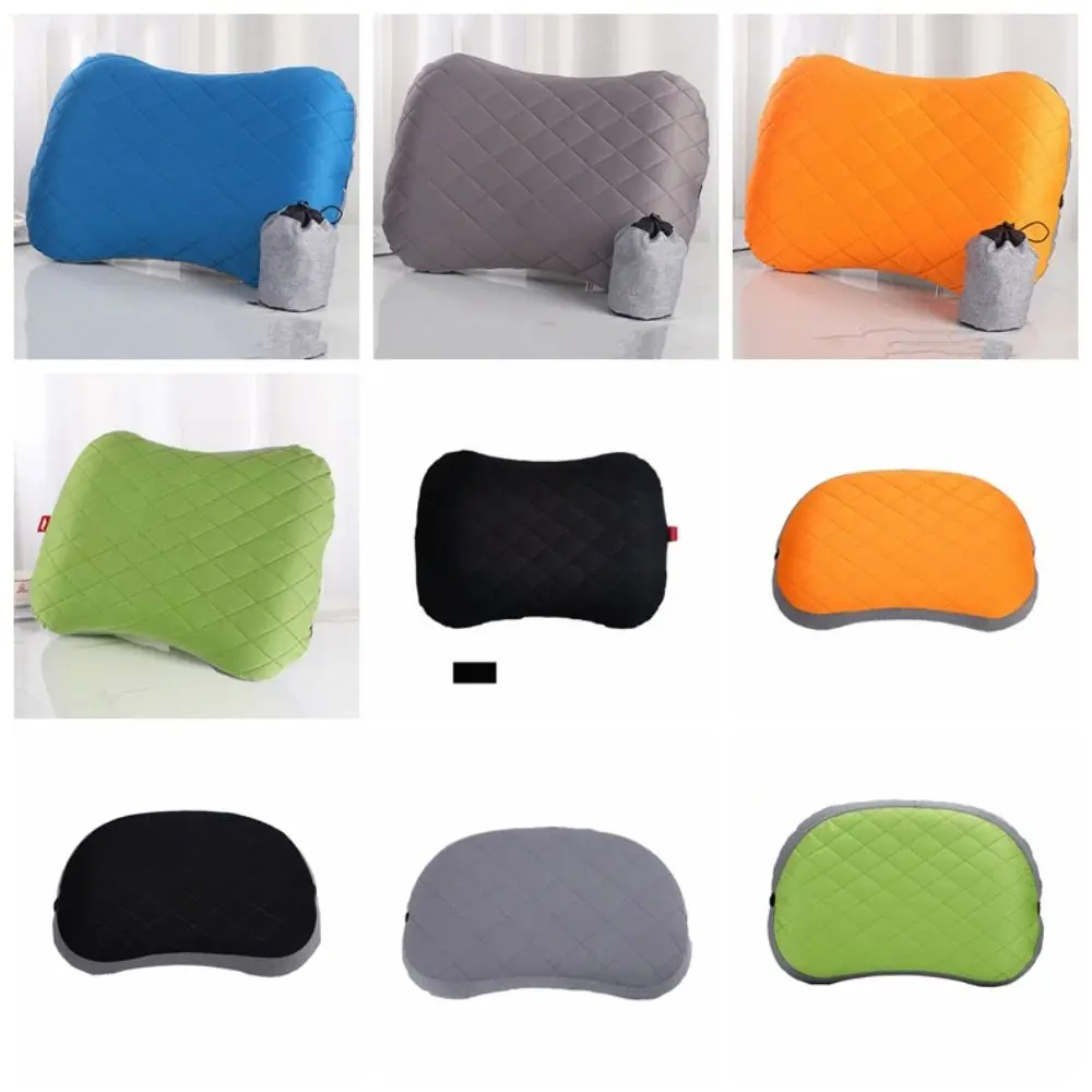  ПВХ Iatable Pillow Outdoor Складная стирка хлопок Кемпинговая подушка Портативная подушка для шеи TPU Воздушная подушка на воздушной подушке