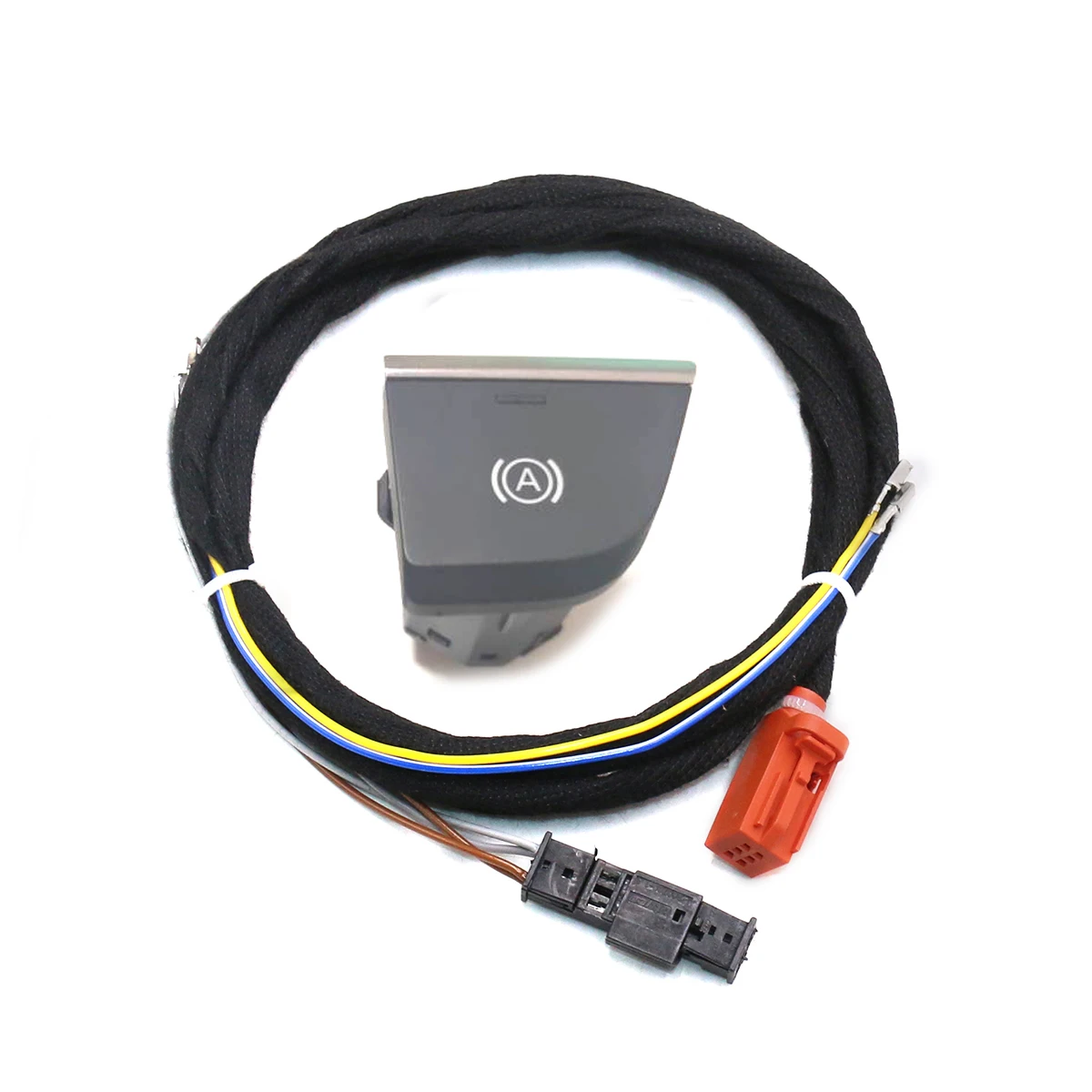 Переключатель удержания на холме / автоматического удержания и провод для Audi Q5 FY Белая кнопка подсветки LHD 80B 927 143