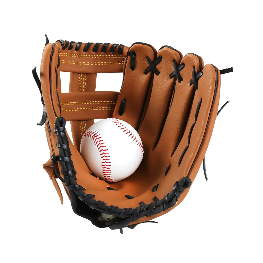 Перчатки для бейсбольного кетчера Перчатки для игры в тибол Дети Молодежь Взрослые Оборудование для тренировок по софтболу Левая рука
