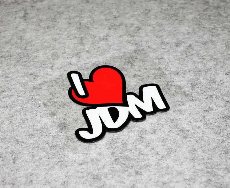 пользовательские светоотражающие виниловые наклейки JDM с красным сердцем для японских ниндзя наклейки на мотоцикл ATV автомобильные наклейки для гонок