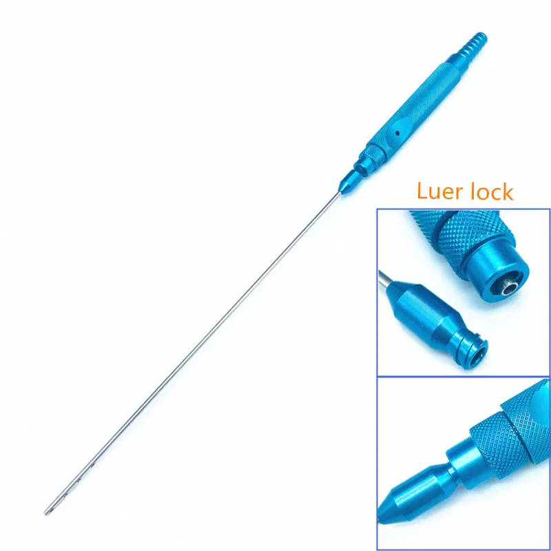 Пористая канюля для липосакции Замок Люэра с многоразовой ручкой 25 см x 3,0 мм Инструменты для липосакции