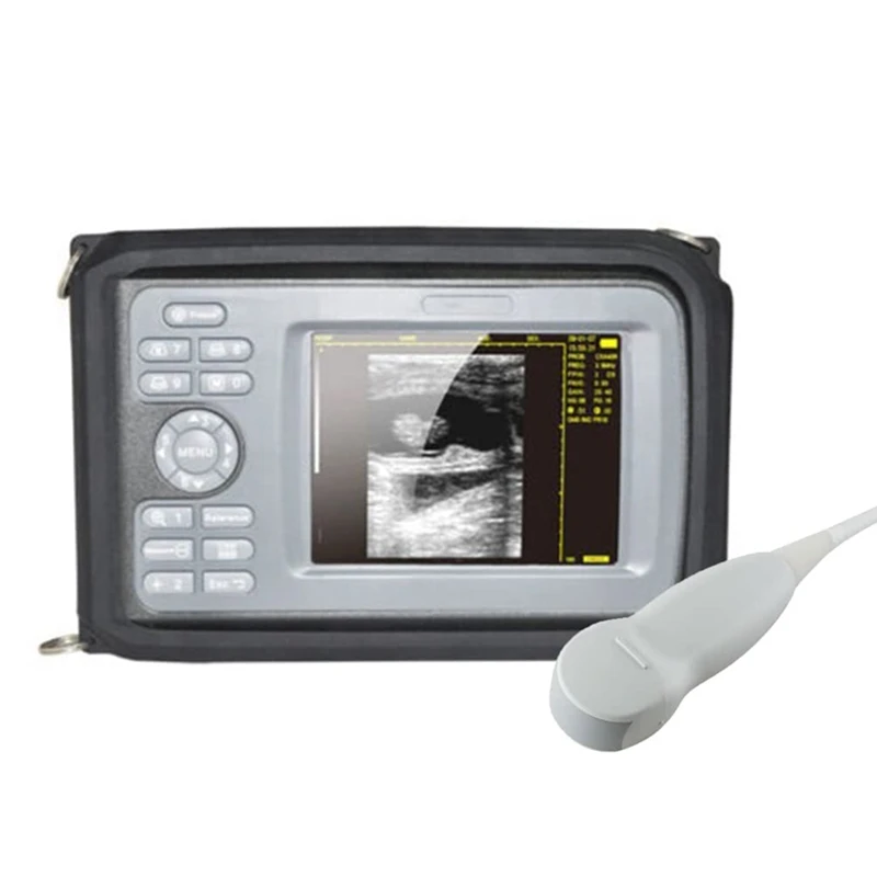 Портативный ветеринарный ультразвуковой сканер Цифровой портативный ветеринарный ультразвуковой сканер с мини-конвексным датчиком 6,5 МГц